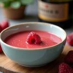 Soupe rafraîchissante de champagne et framboises : une recette simple à savourer