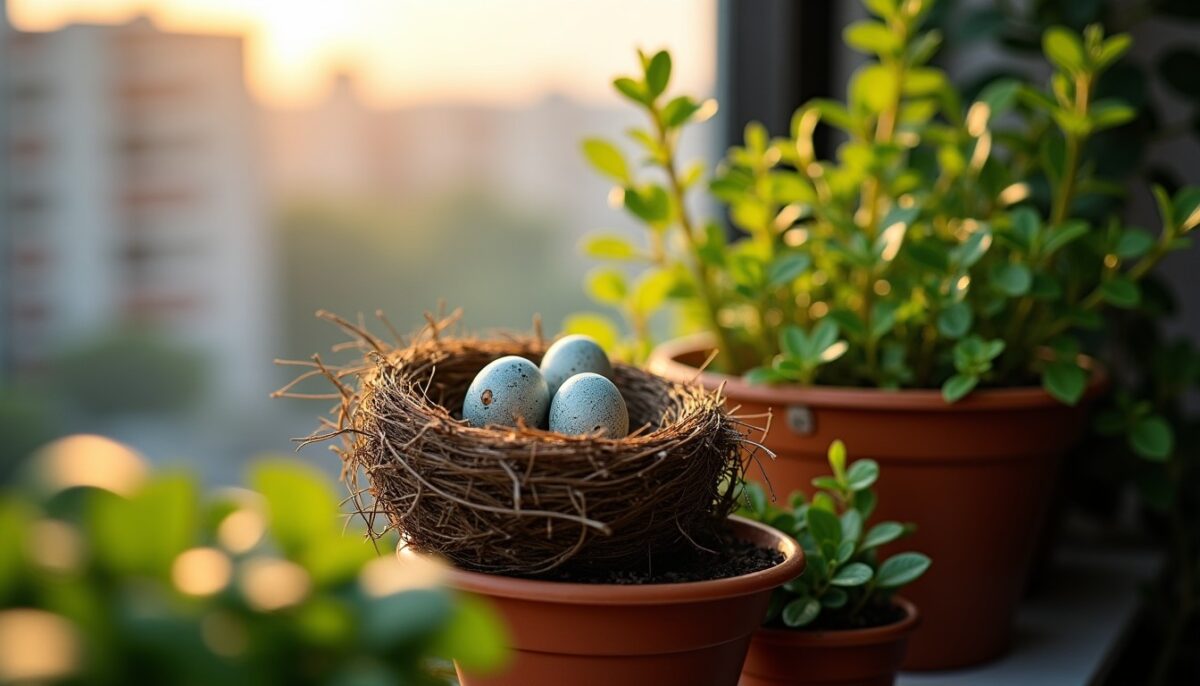 Nid de pigeon sur mon balcon : signification et symboles essentiels à connaître
