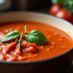 Soupe de tomates façon grand-mère : une recette traditionnelle, simple et pleine de saveurs