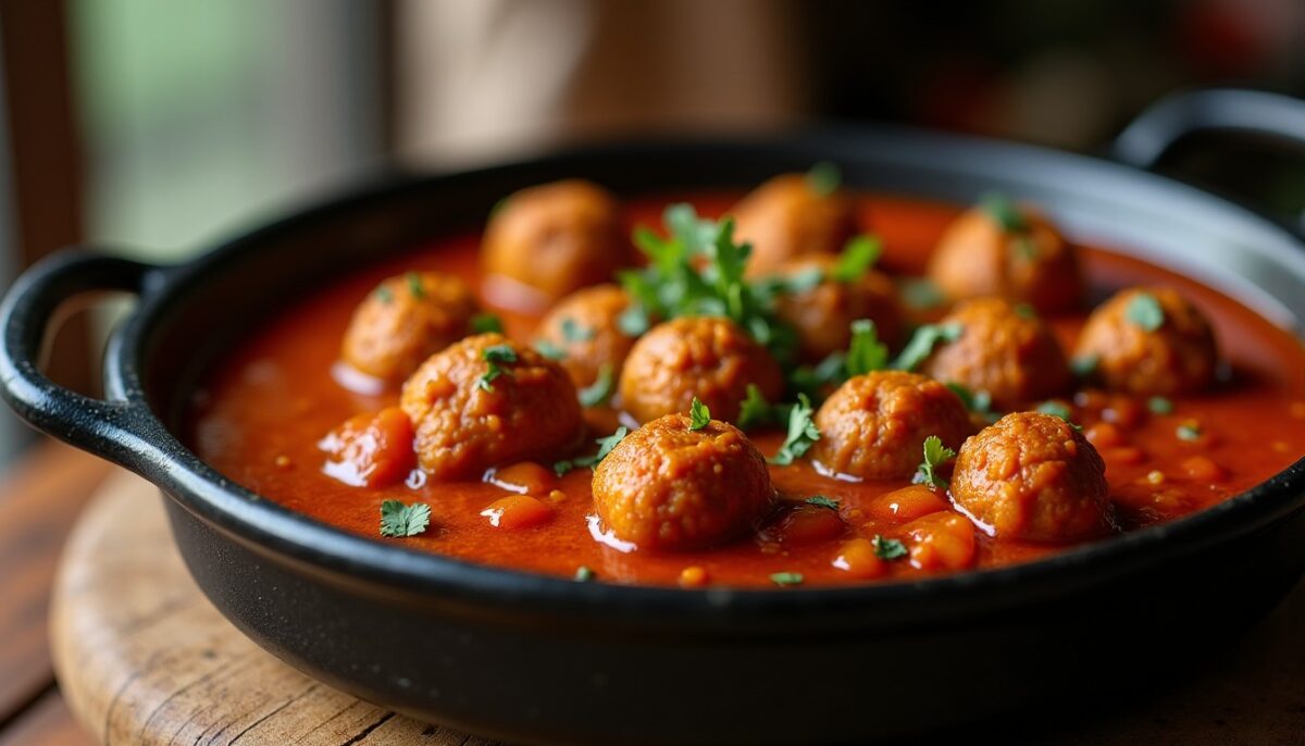 Délicieux tajine de kefta marocain : recette express de boulettes savoureuses
