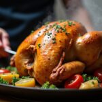 Guide complet : maîtrisez la cuisson parfaite d'un poulet de 2 kg au four