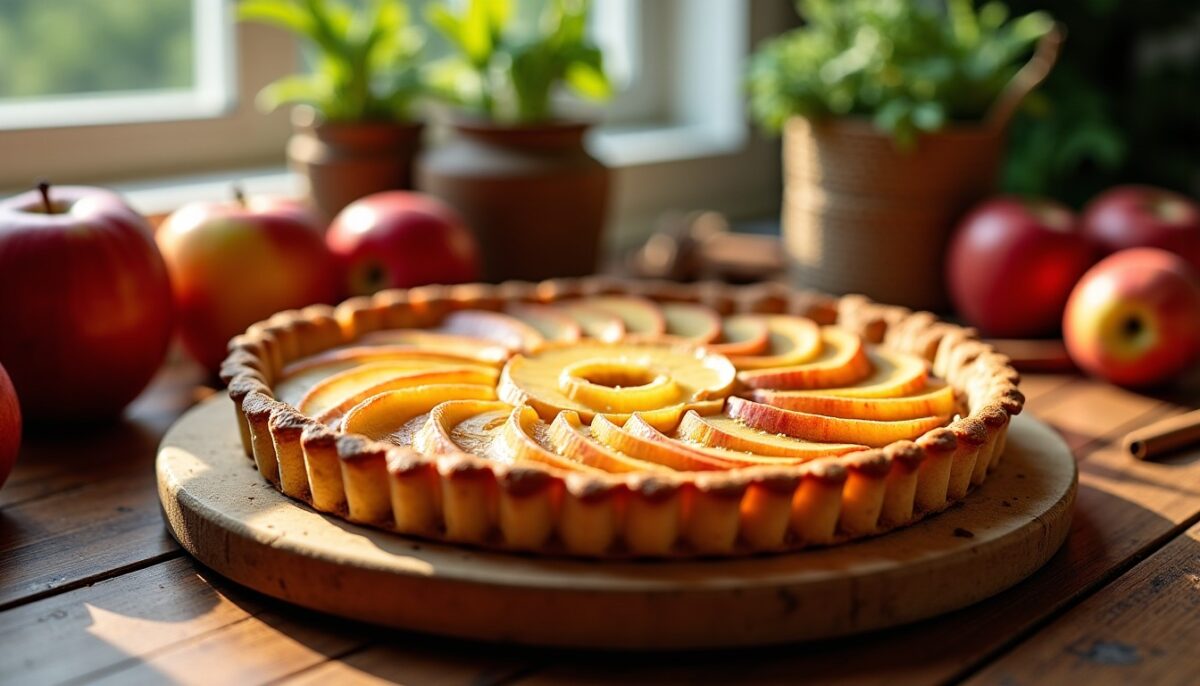 Délice normand : recette simple et savoureuse de la tarte aux pommes