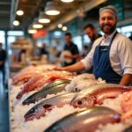 Poissonnerie à Caen : fraîcheur garantie et livraison express de vos poissons